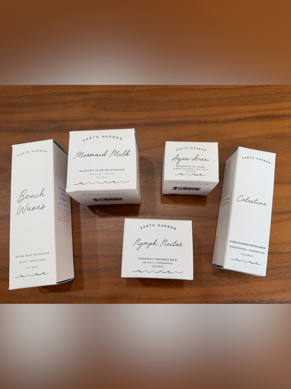 NEW Earth Harbor 5pc Clean Beauty Skincare Bundle | Full Size | $145 Value